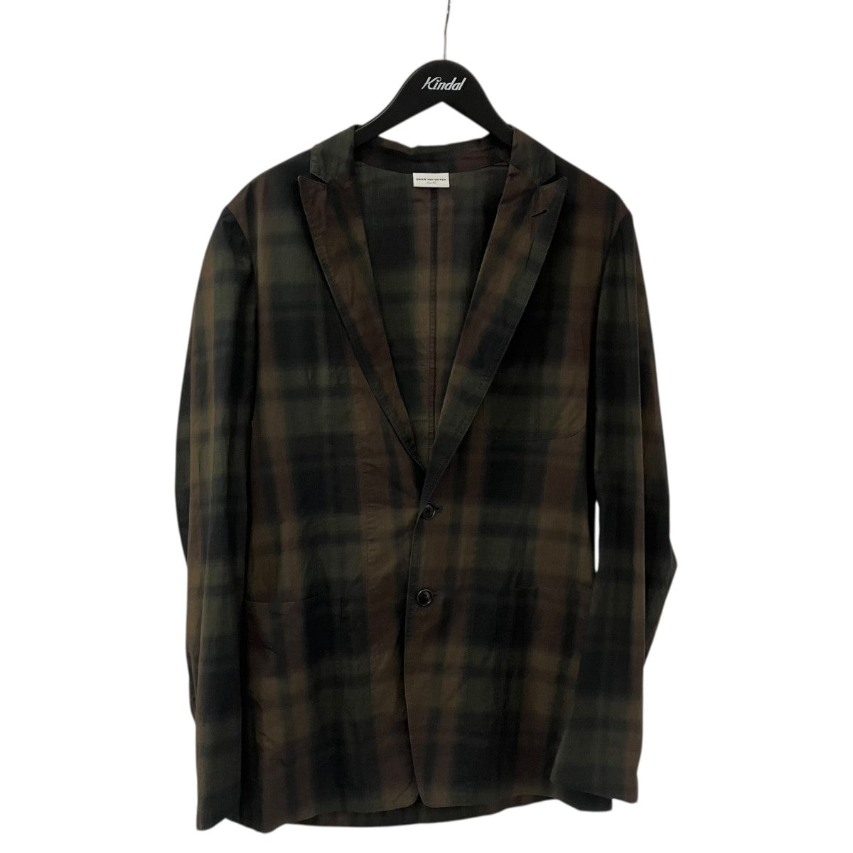 DRIES VAN NOTEN チェックスーツ2036036/2036082 古着・中古-2枚目のアイテム画像