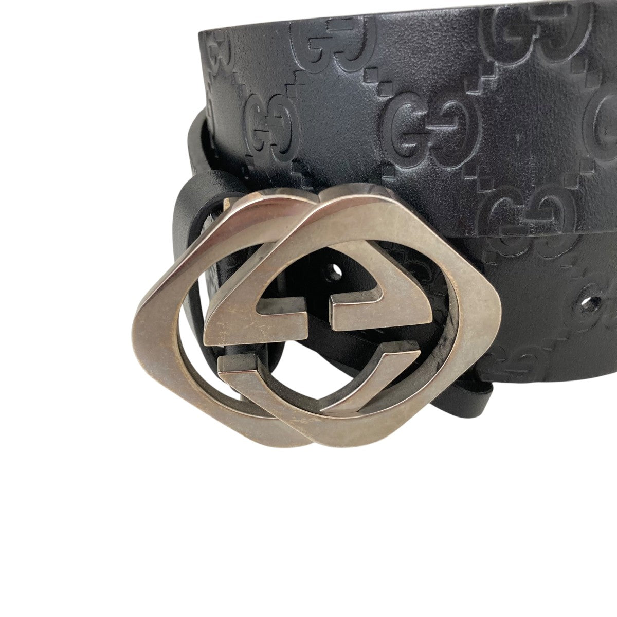 GUCCI GG総ロゴベルト182320-497717 古着・中古-2枚目のアイテム画像
