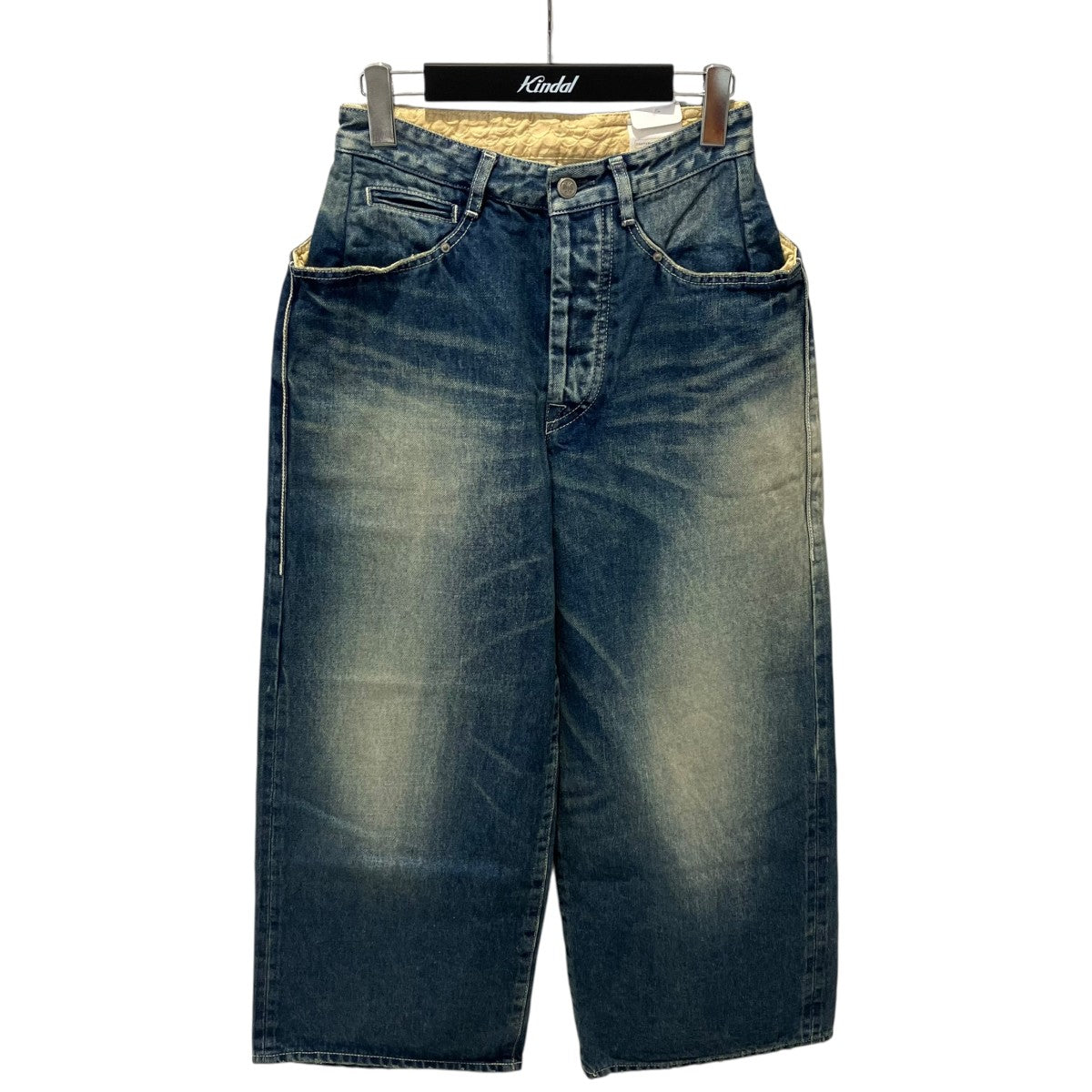 mina perhonen ビッグポケットワイドデニムデニムパンツdn4627 古着・中古-1枚目のアイテム画像
