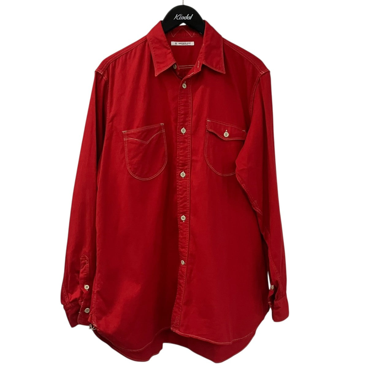 MAATEE＆SONS MAD WORK SHIRTSシャツMT3303-0604 古着・中古-1枚目のアイテム画像