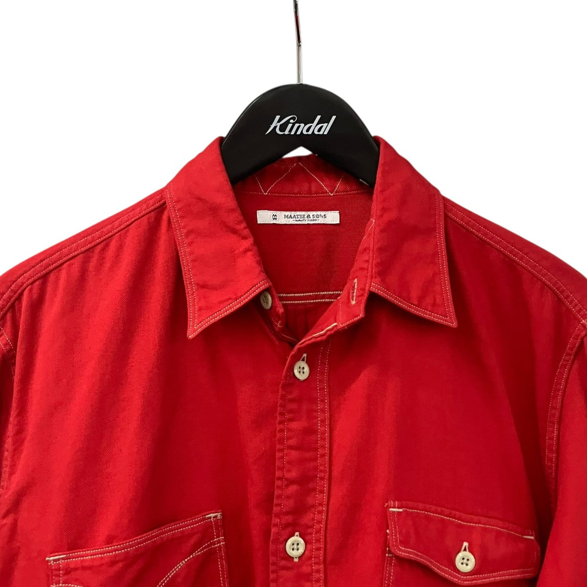 MAATEE＆SONS MAD WORK SHIRTSシャツMT3303-0604 古着・中古-3枚目のアイテム画像
