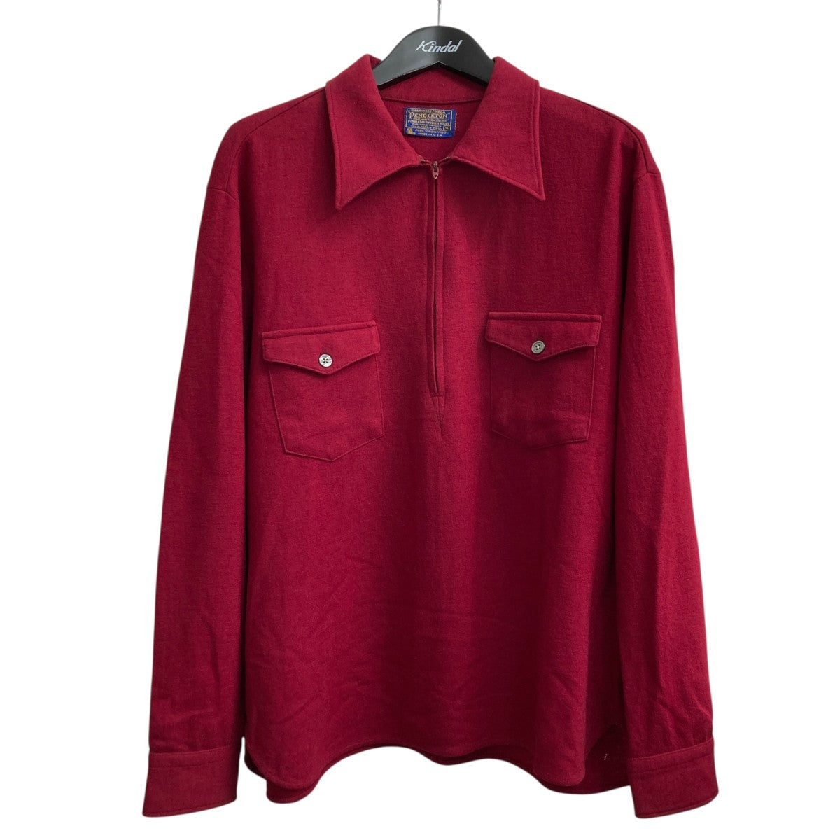 60sWOOL HALF ZIP SHIRTハーフジップシャツ