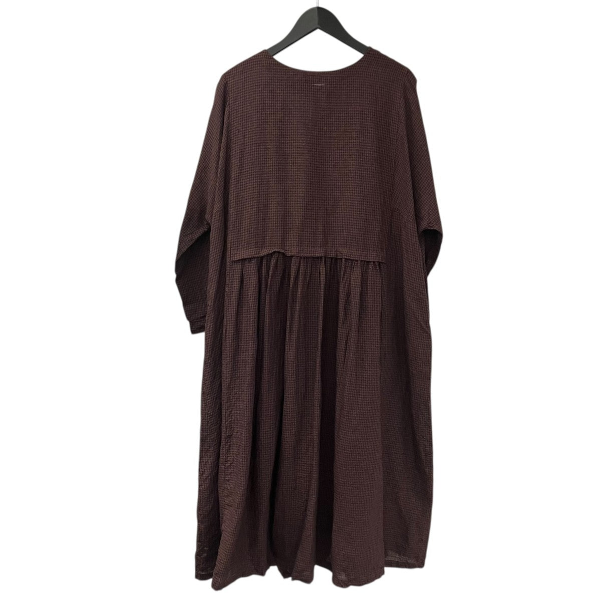 nest Robe ギンガムチェックワンピースシャツワンピース01224-1260 古着・中古-2枚目のアイテム画像