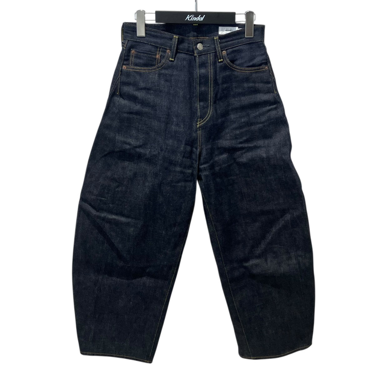 HYKE DENIM WIDE LEG JEANSデニムパンツ 古着・中古-1枚目のアイテム画像