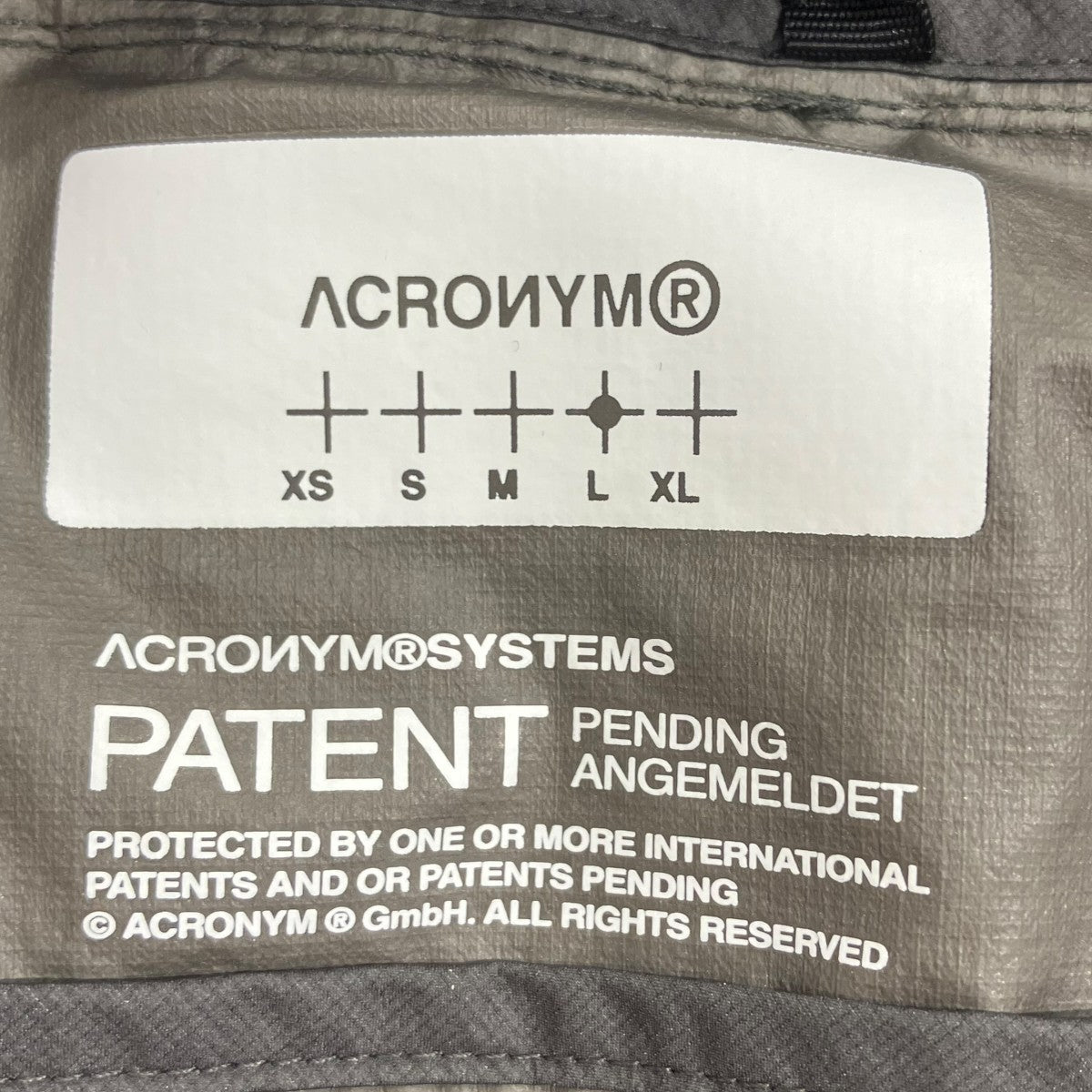 ACRONYM 24SSPackable WindstopperR Active Shell? Jacket Gen． 1ナイロンジャケットJ118-WS 古着・中古-5枚目のアイテム画像