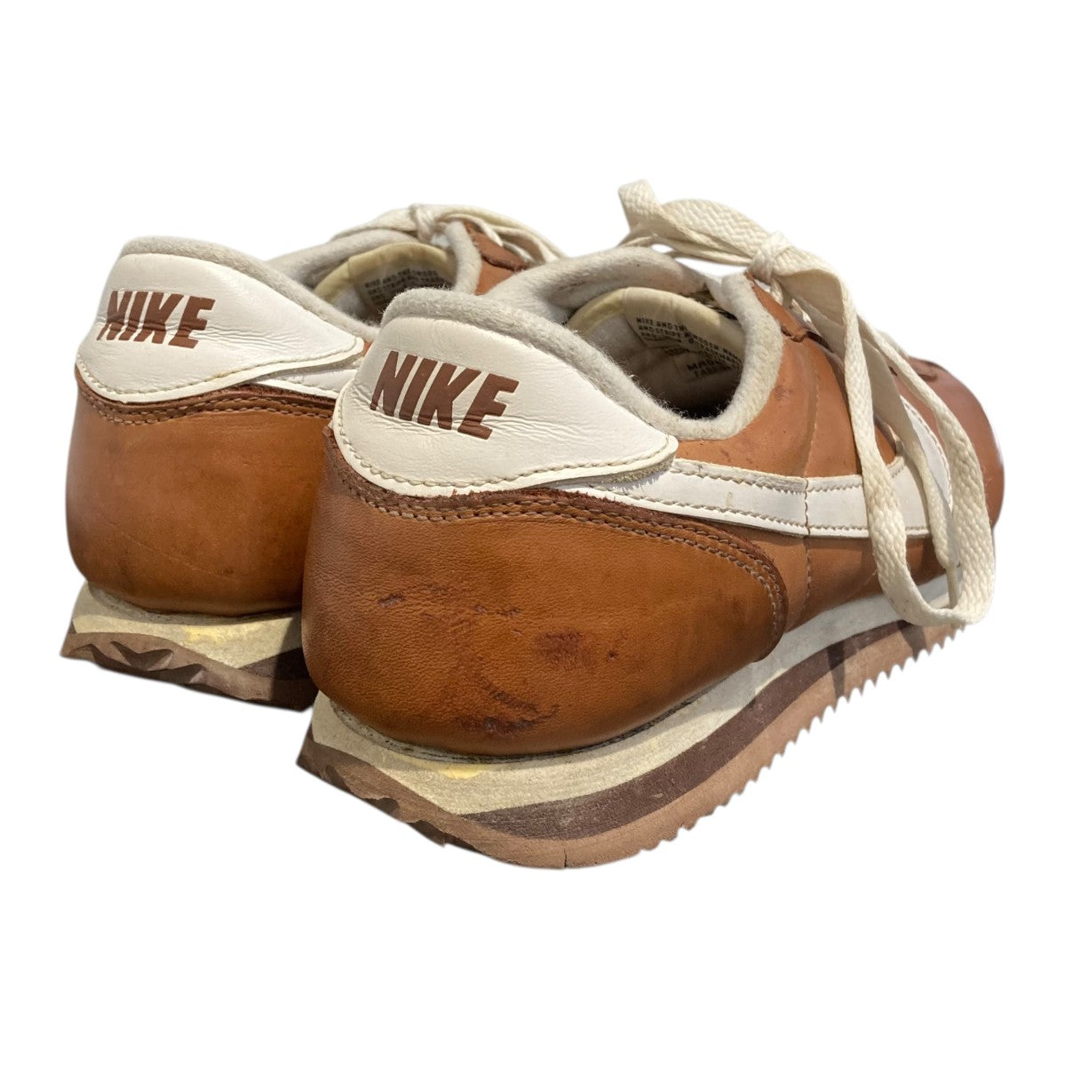 NIKE 90s LEATHER VINTAGE CORTEZコルテッツ ローカットスニーカー960709 古着・中古-2枚目のアイテム画像