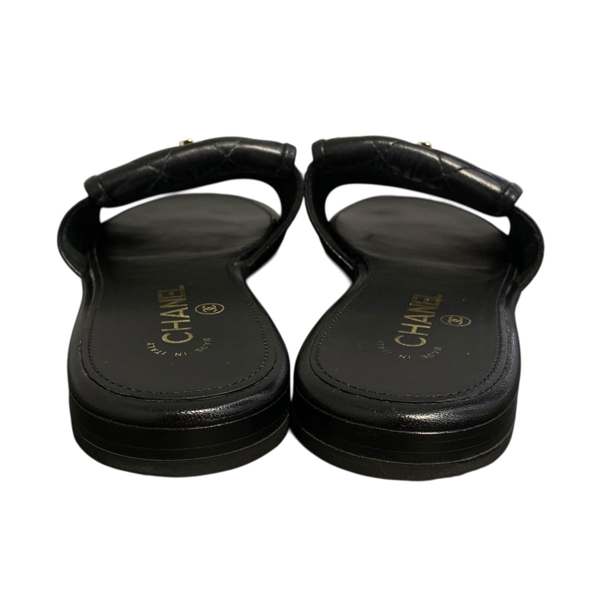 CHANEL マトラッセ ターンロックCCロゴ サンダルW G46119 古着・中古-5枚目のアイテム画像