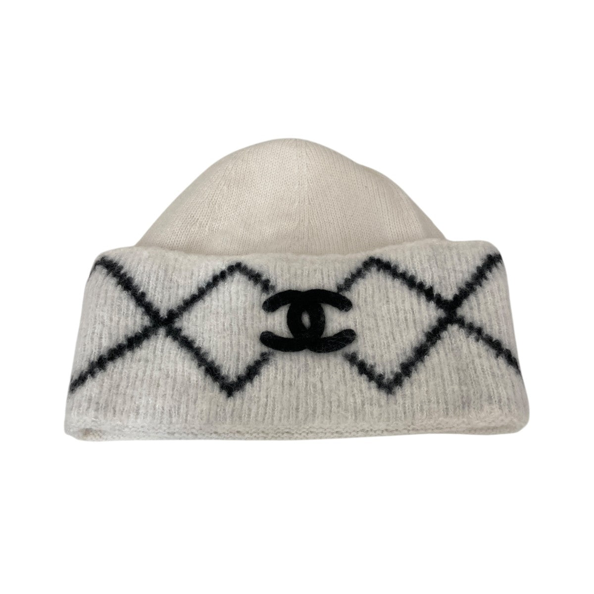 ARGYLE LOGO EMBROIDERED BEANIEニットキャップAAA327