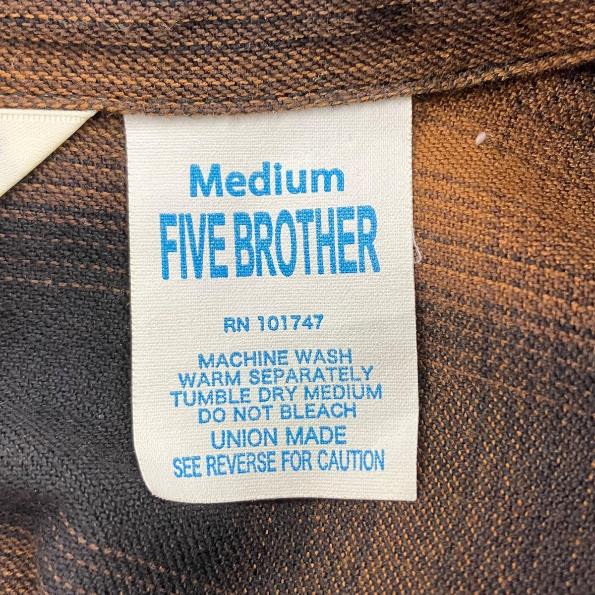 FIVE BROTHER 70s~80s長袖シャツ151945 古着・中古-5枚目のアイテム画像