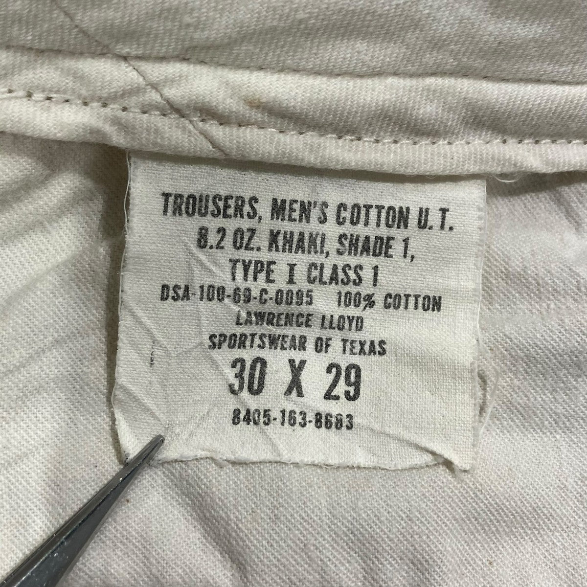 60s US ARMY CHINO TROUSERSチノパンツ8405-163-8683