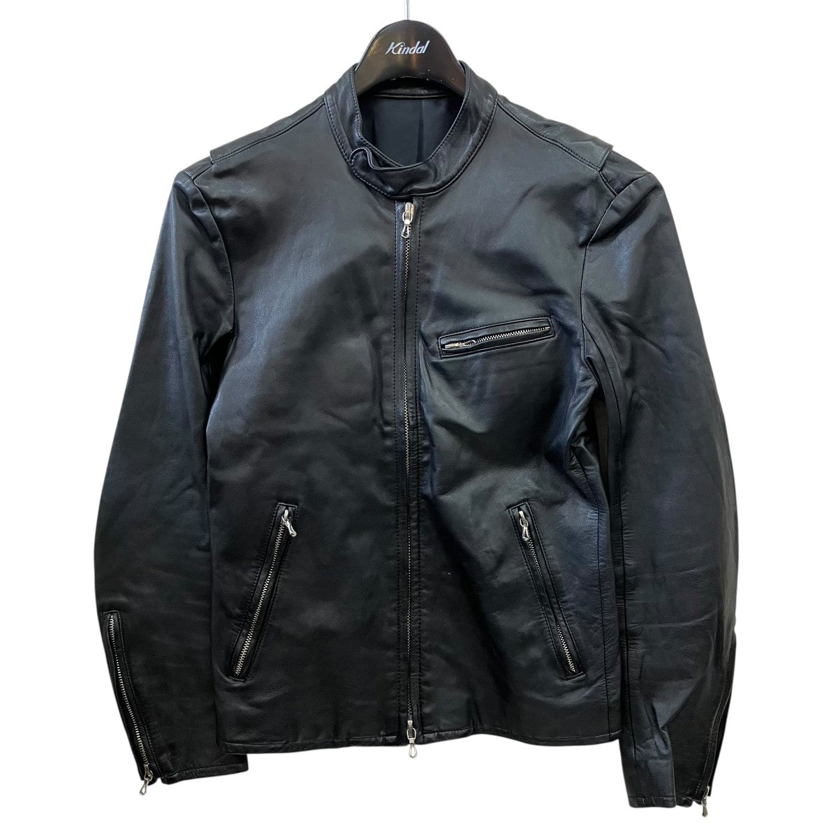 LITHIUM HOMME シングルライダースジャケット 古着・中古-1枚目のアイテム画像