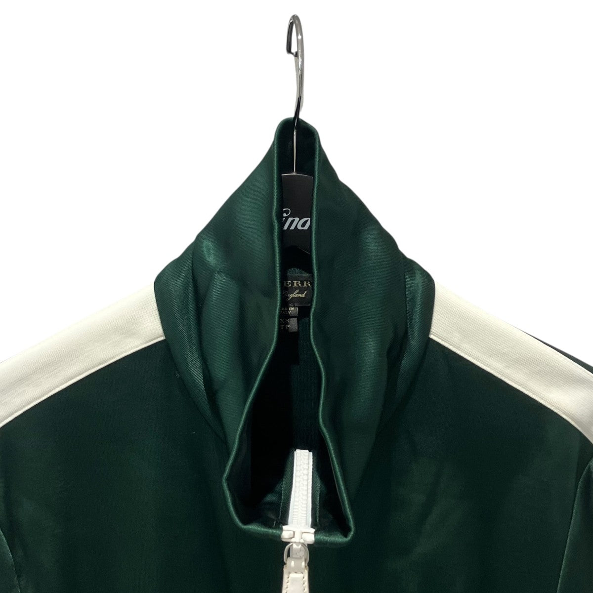 BURBERRY STRIPED SATIN JERSEY TRACK JACKETトラックジャケット4552748 古着・中古-3枚目のアイテム画像
