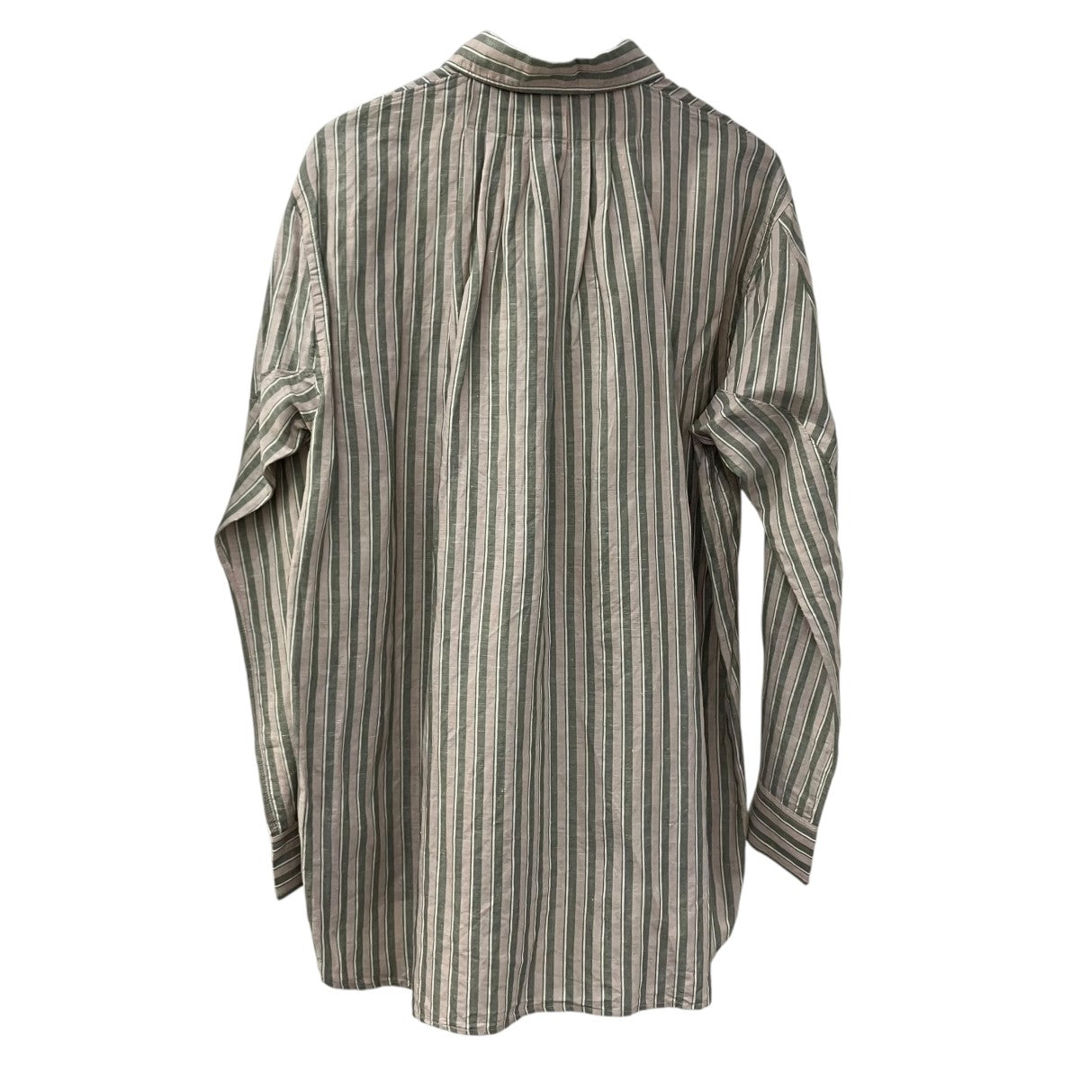 SUNNY ELEMENT Sleeping Shirt Cotton Hempストライプシャツ 古着・中古-2枚目のアイテム画像