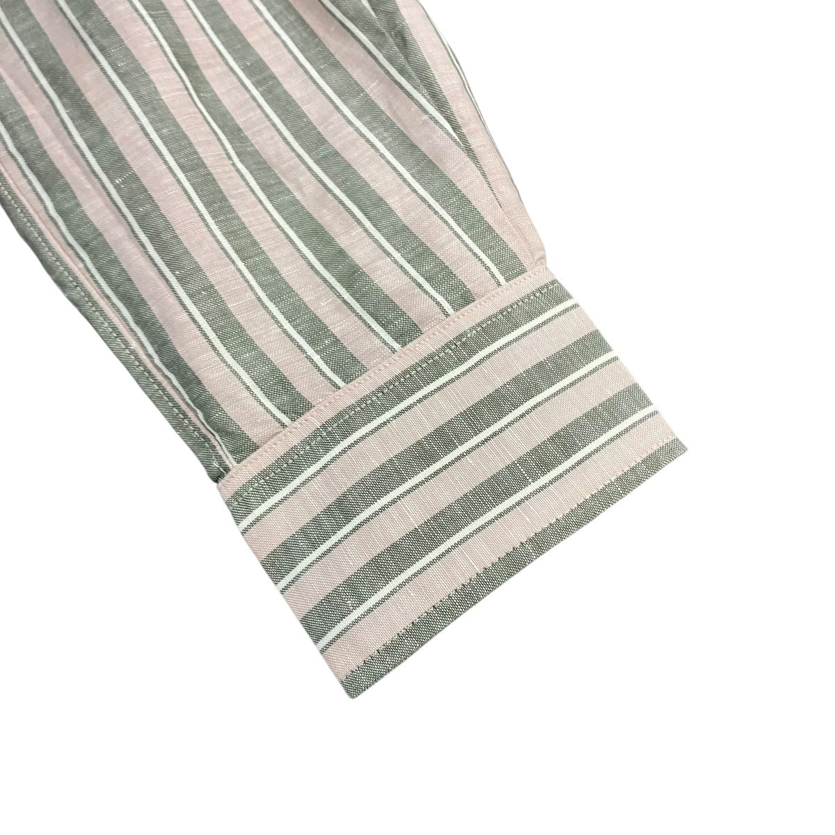 SUNNY ELEMENT Sleeping Shirt Cotton Hempストライプシャツ 古着・中古-4枚目のアイテム画像