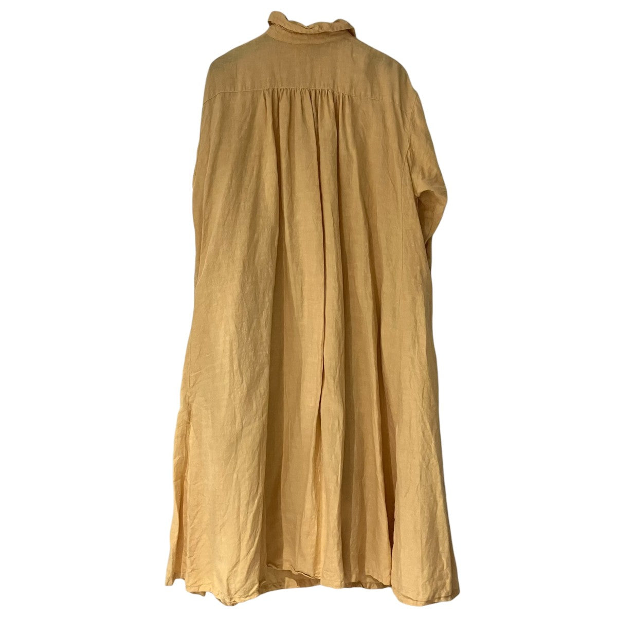 nest Robe(ネストローブ) リネンギャザーカラーワンピースシャツ