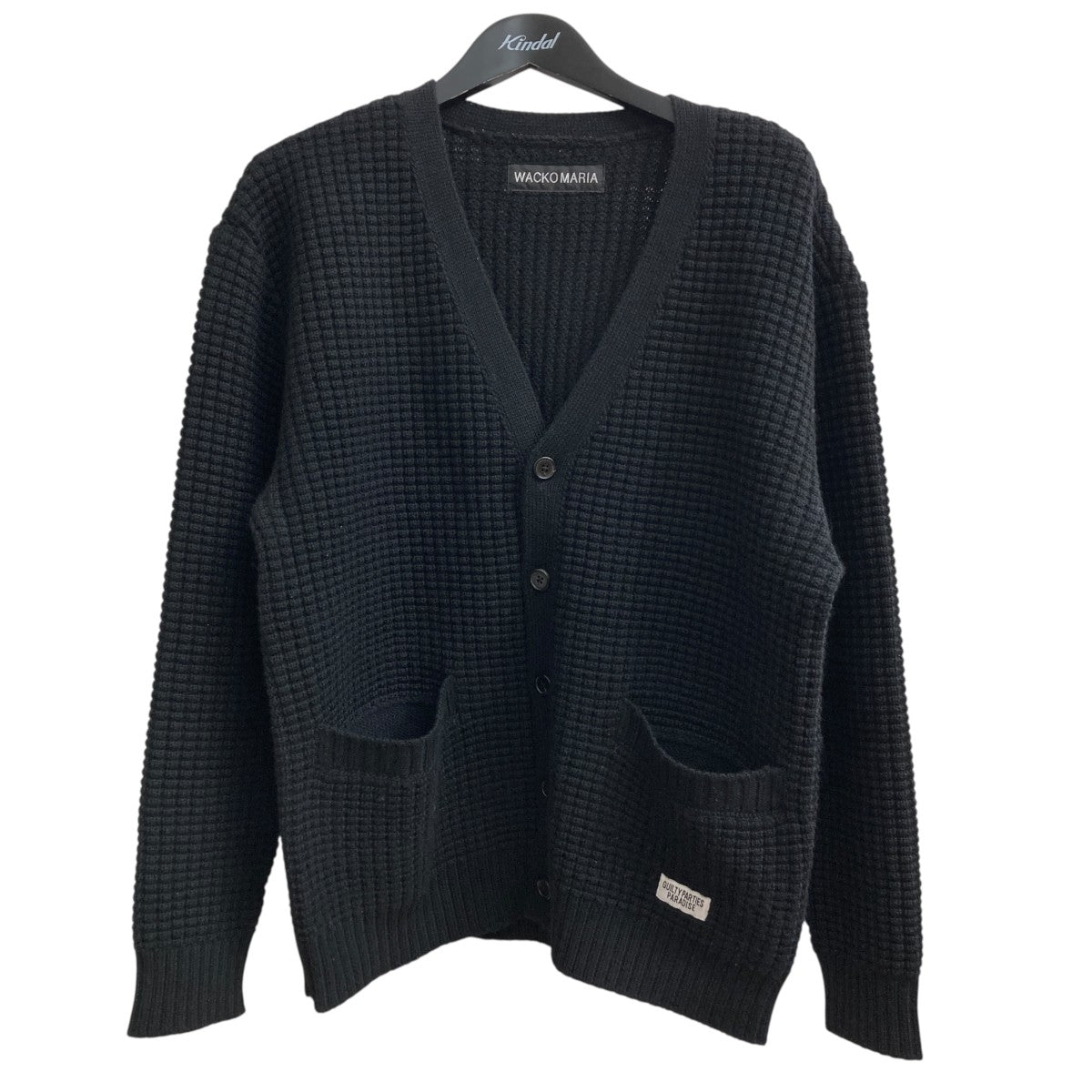 WAFFLE KNIT CARDIGANニットカーディガン