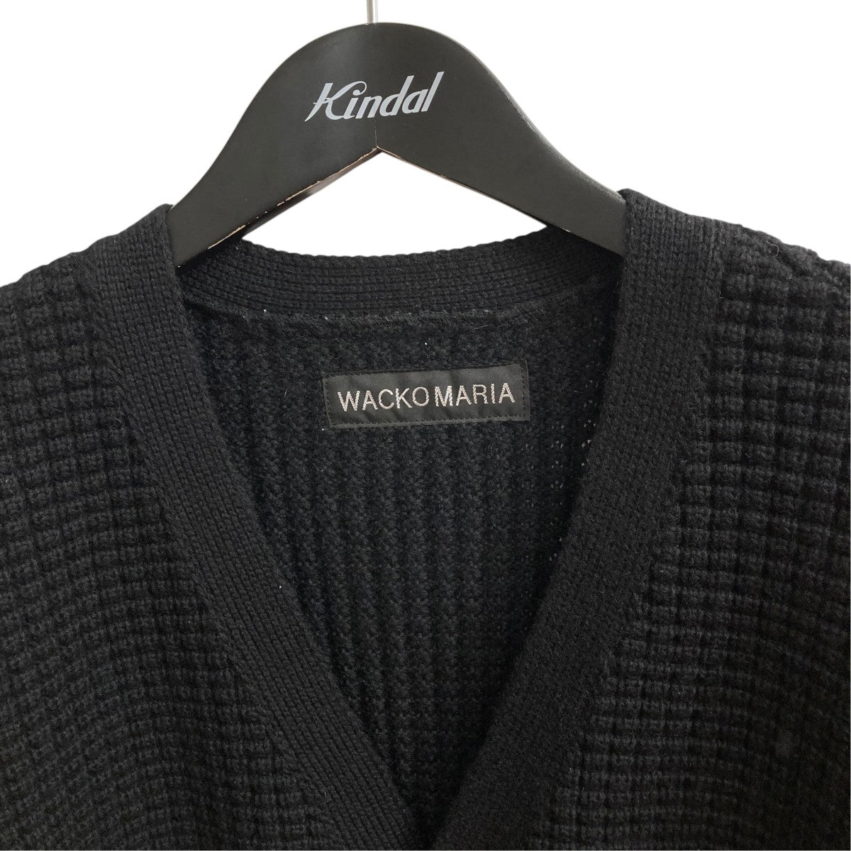 WAFFLE KNIT CARDIGANニットカーディガン