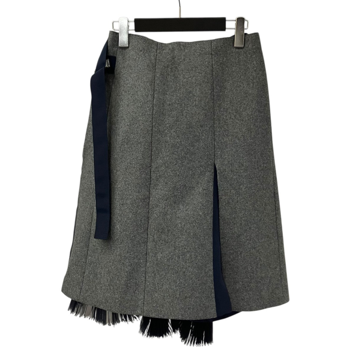 sacai(サカイ) プリーツ切替ラップスカートロングスカート14-02077 14
