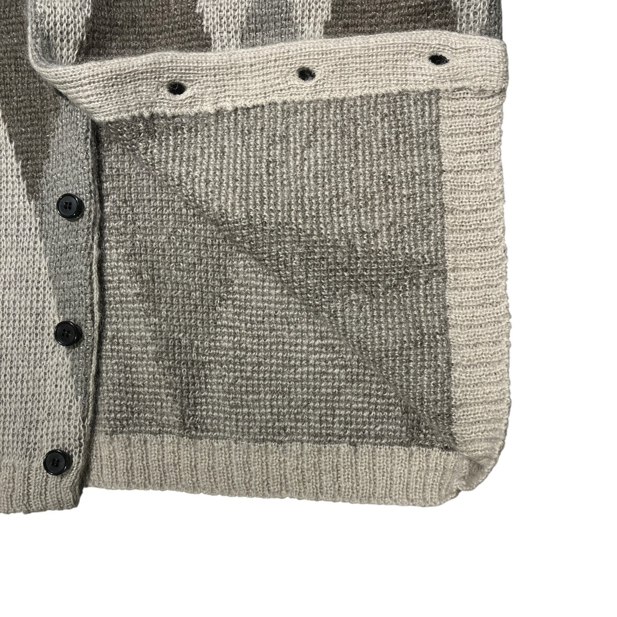 Mohair Argyle Cardigan長袖カーディガンUS1652