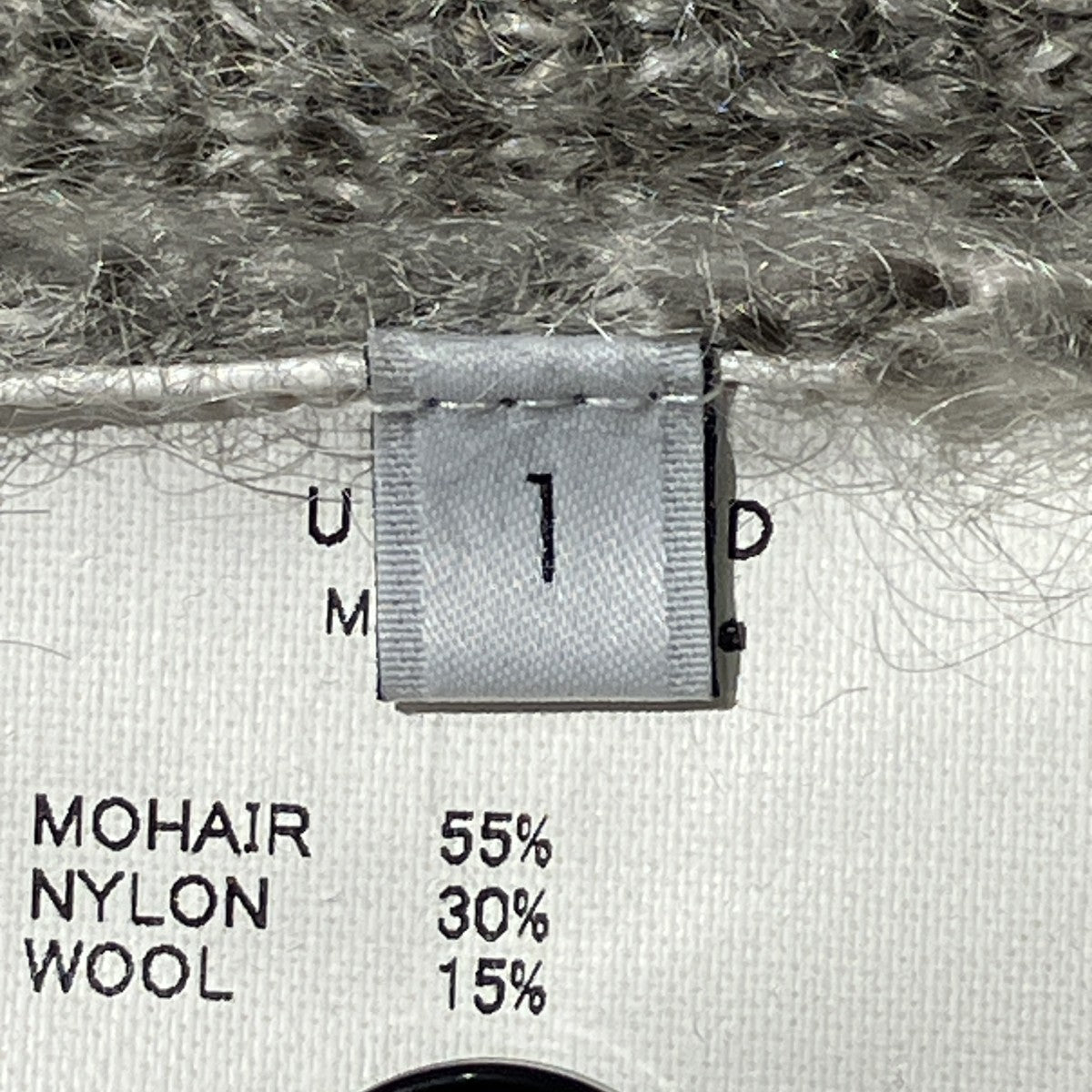 Mohair Argyle Cardigan長袖カーディガンUS1652