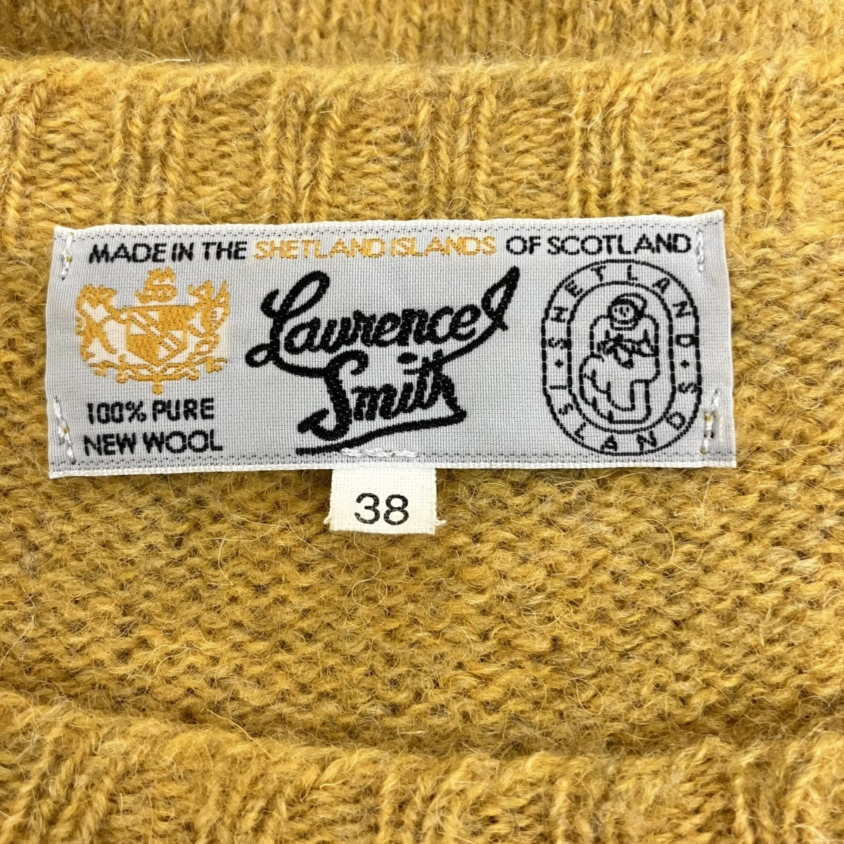 shetland sweater長袖ニット