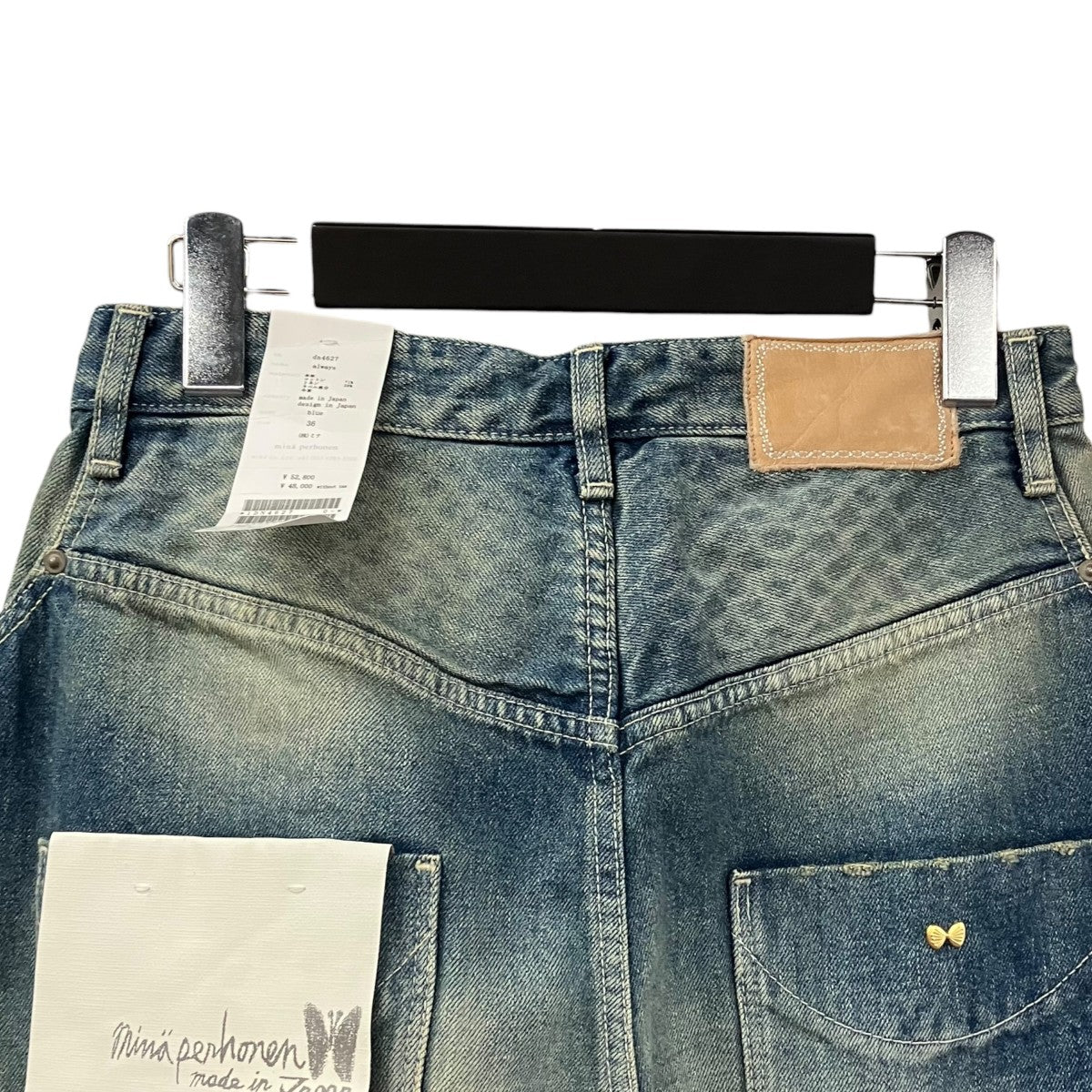 mina perhonen 25SSalways ビッグポケットワイドデニムデニムパンツdn4627 古着・中古-5枚目のアイテム画像