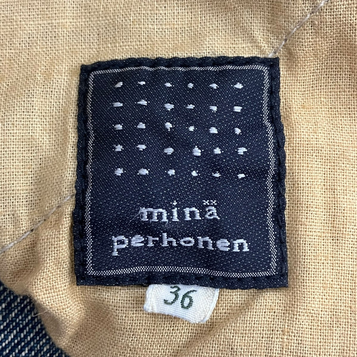 mina perhonen 25SSalways ビッグポケットワイドデニムデニムパンツdn4627 古着・中古-6枚目のアイテム画像