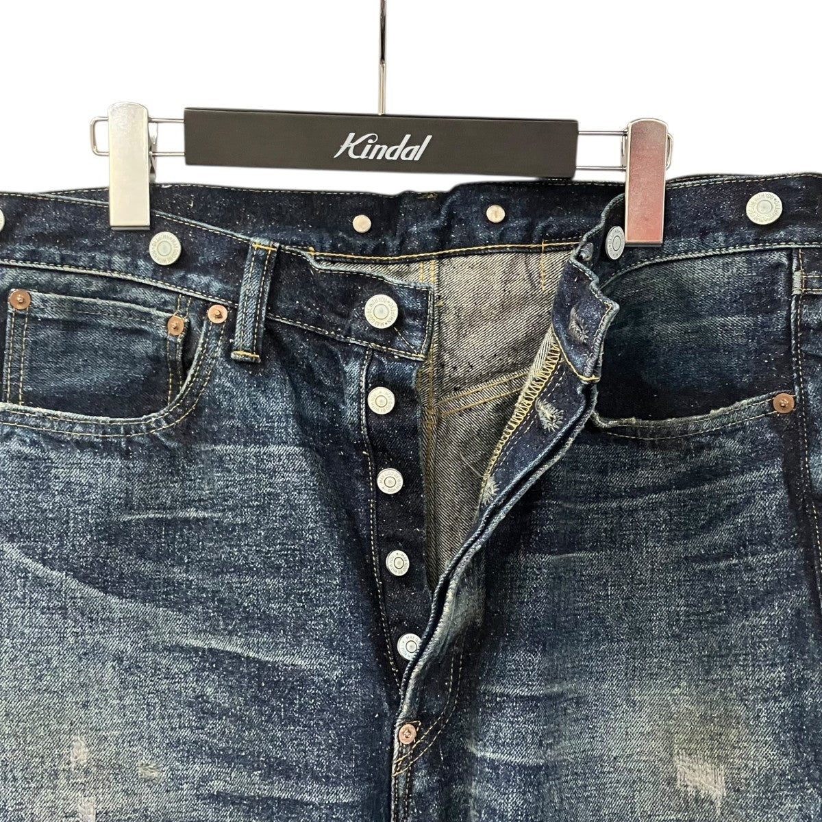 New Manual #002 1942 LV JEANS ヴィンテージ加工デニムパンツ 古着・中古-3枚目のアイテム画像