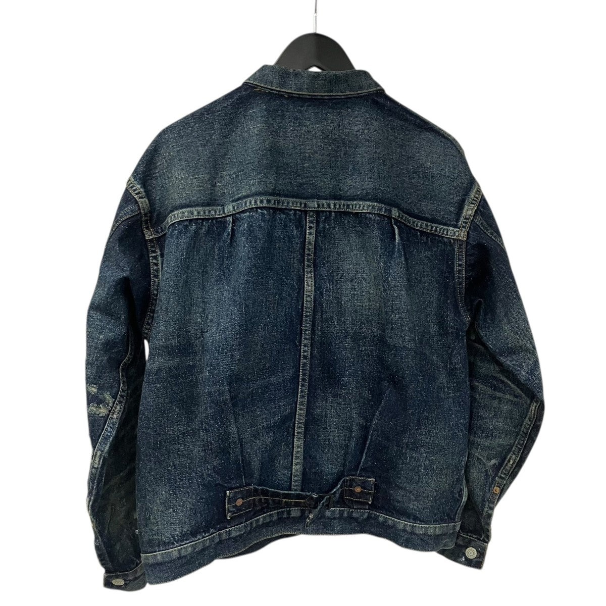 New Manual #001 T-BACK DENIM JACKET ペンキ加工デニムジャケット 古着・中古-2枚目のアイテム画像