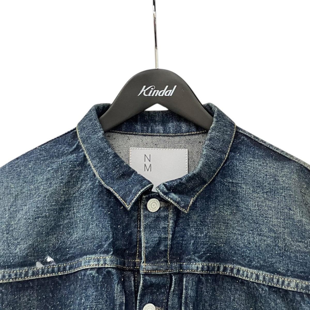 New Manual #001 T-BACK DENIM JACKET ペンキ加工デニムジャケット 古着・中古-3枚目のアイテム画像