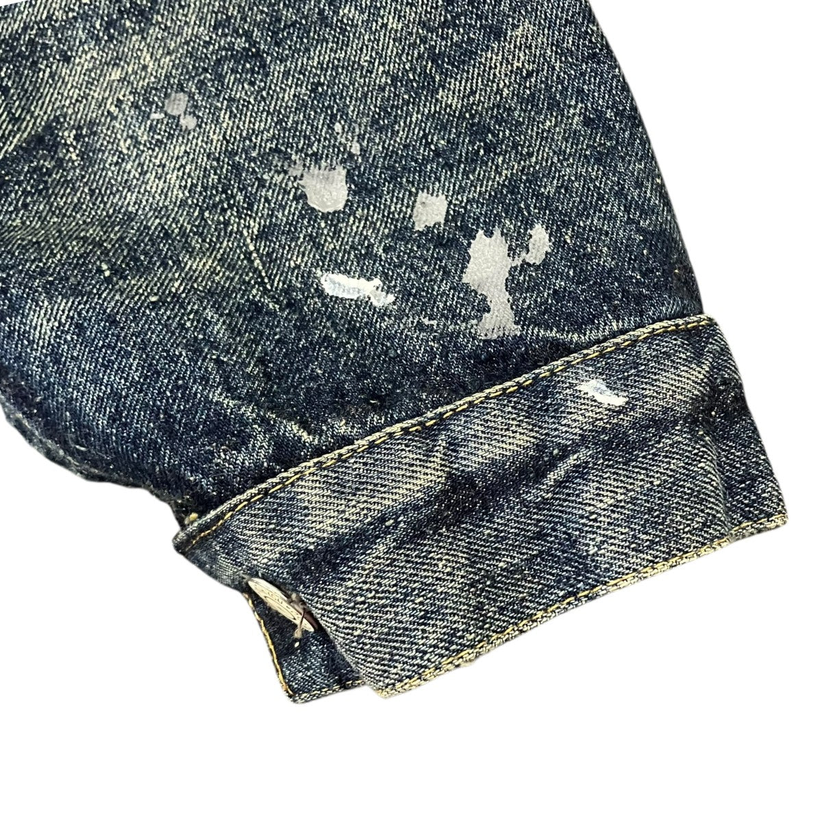 New Manual #001 T-BACK DENIM JACKET ペンキ加工デニムジャケット 古着・中古-4枚目のアイテム画像