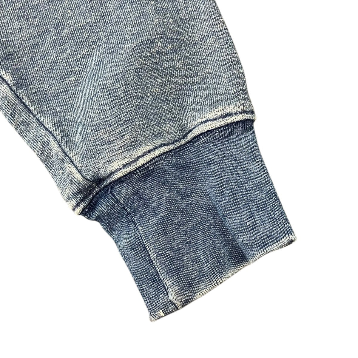 KAPITAL VINTAGE加工 ペイントスウェットデニムシャツ 古着・中古-4枚目のアイテム画像