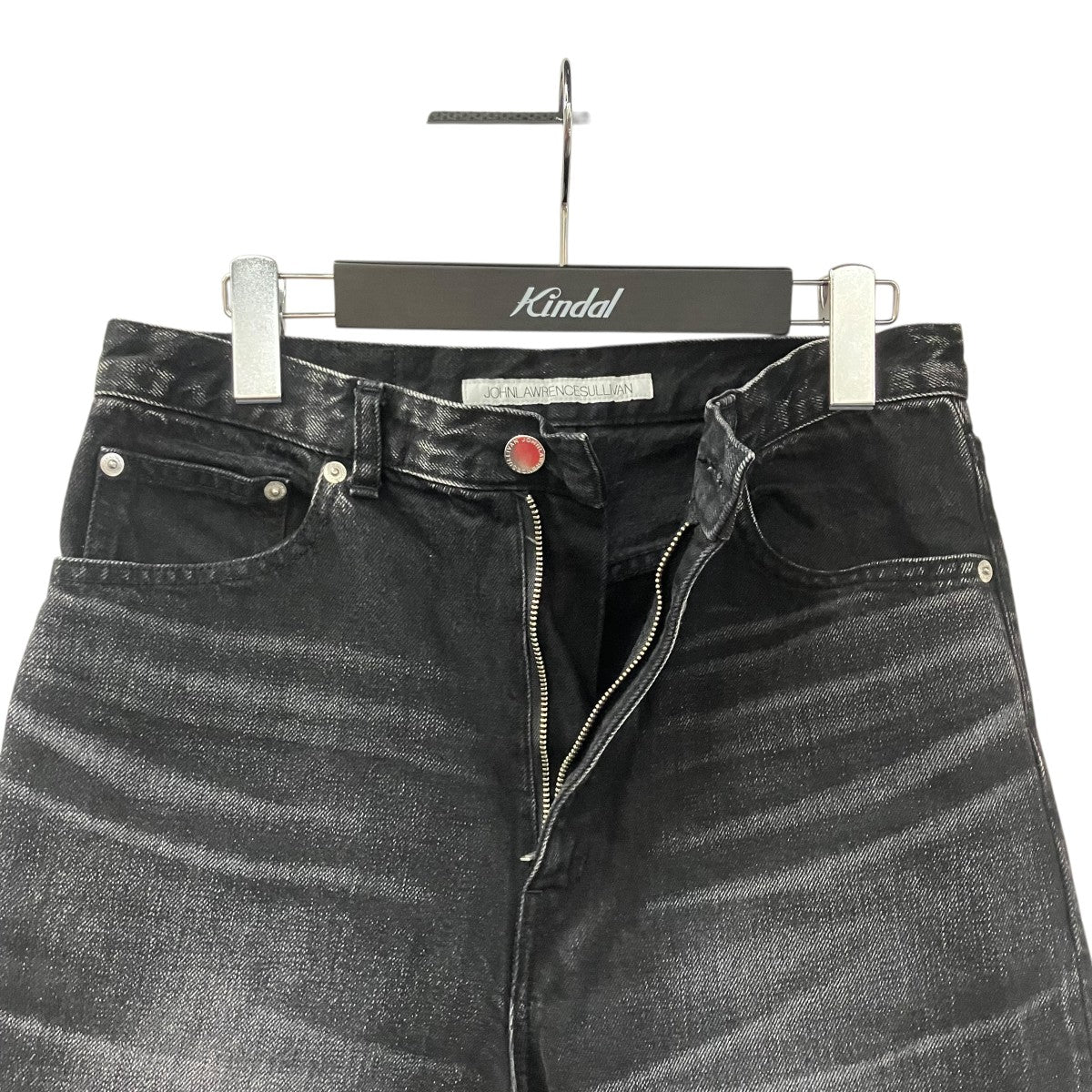 JOHN LAWRENCE SULLIVAN WASHED DENIM WIDE PAデニムパンツ2A005-0324-35 古着・中古-3枚目のアイテム画像
