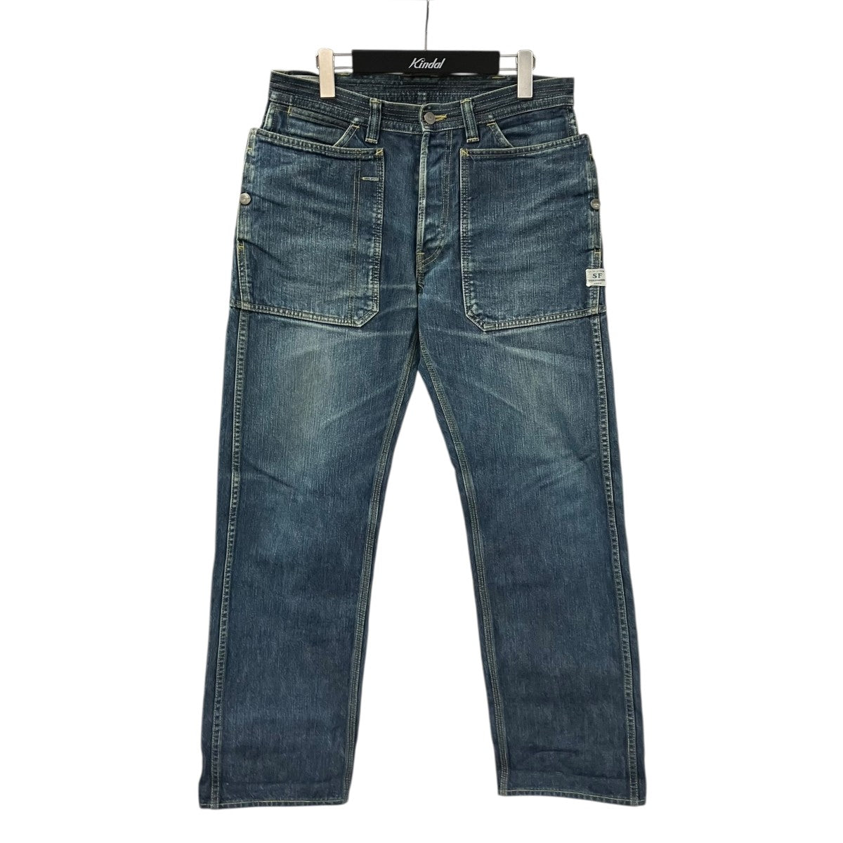 SASSAFRAS FALL LEAF PANTSデニムパンツ 古着・中古-1枚目のアイテム画像