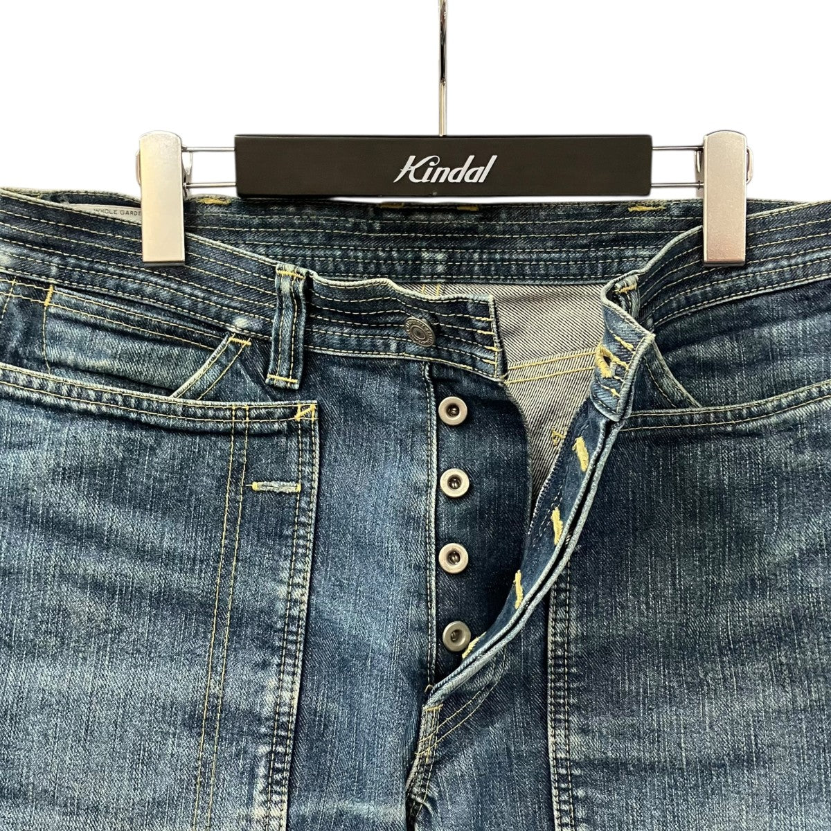 SASSAFRAS FALL LEAF PANTSデニムパンツ 古着・中古-3枚目のアイテム画像