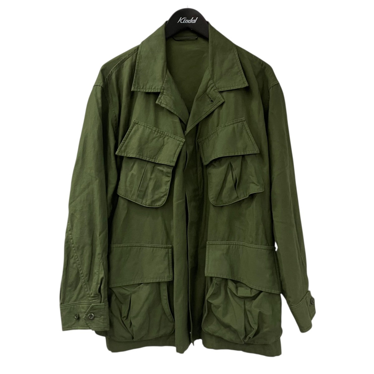 blurhms ROOTSTOCK Cotton Linen Combat Tropical JacketジャケットbROOTS22S2 古着・中古-1枚目のアイテム画像