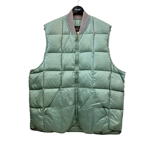 Eddie Bauer(エディーバウアー) 80s 黒タグ前期ダウンベスト グリーン