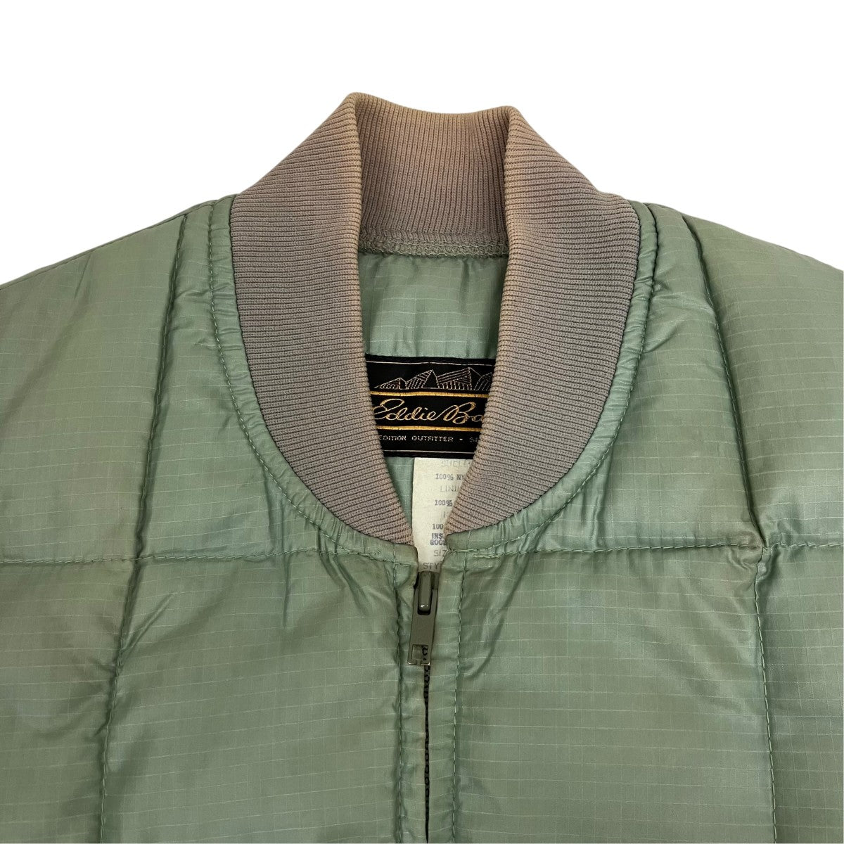 Eddie Bauer 80s 黒タグ前期ダウンベスト 古着・中古-3枚目のアイテム画像