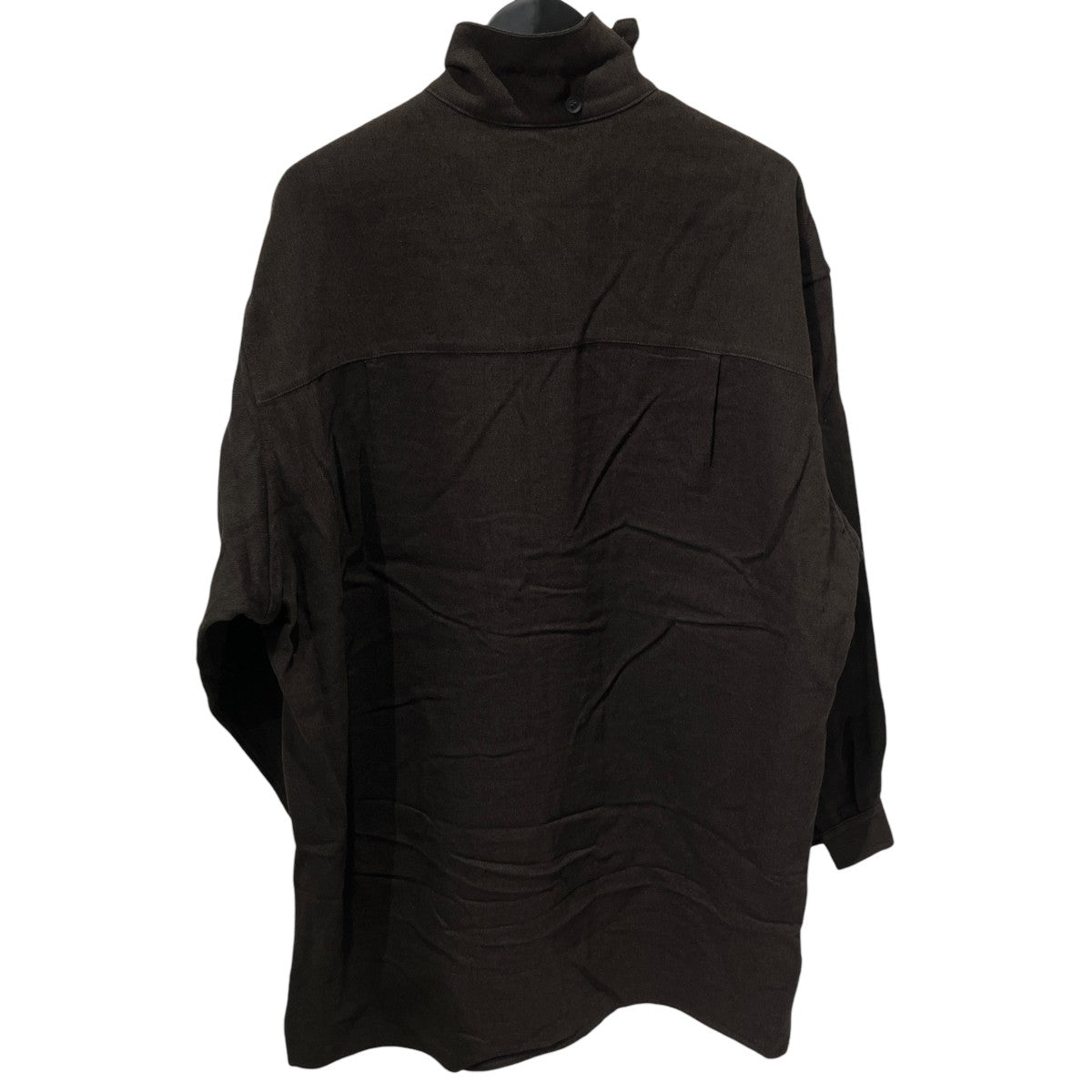 wool line mixed shirtsロングシャツHJ-B10-121