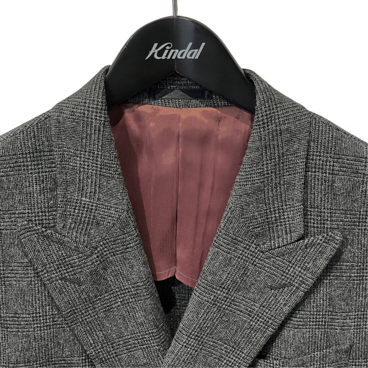 RIVINGTON JACKETグレンチェックダブルジャケットFY243TJB03