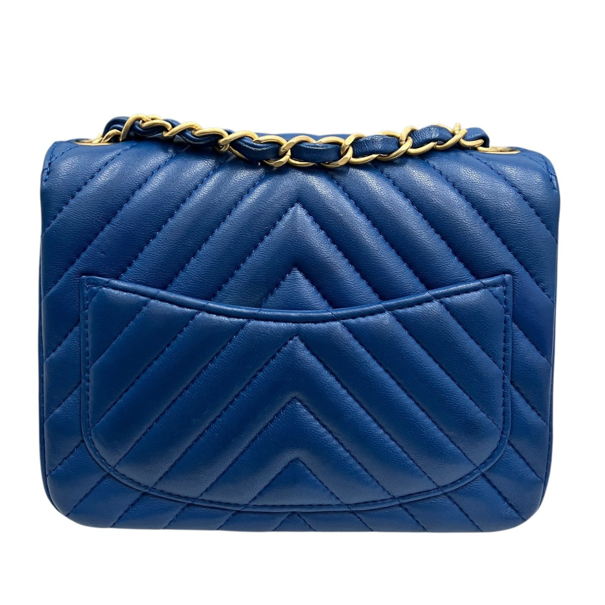 CHANEL シェブロンVチェーンショルダーバッグ 古着・中古-4枚目のアイテム画像