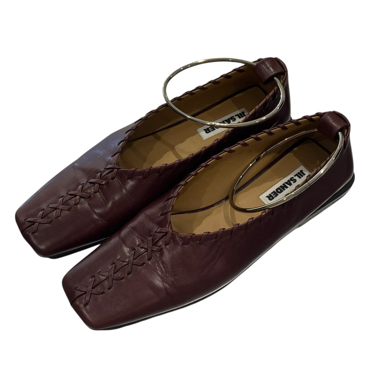 JIL SANDER ballerinaパンプスJ15WZ0009 古着・中古-1枚目のアイテム画像