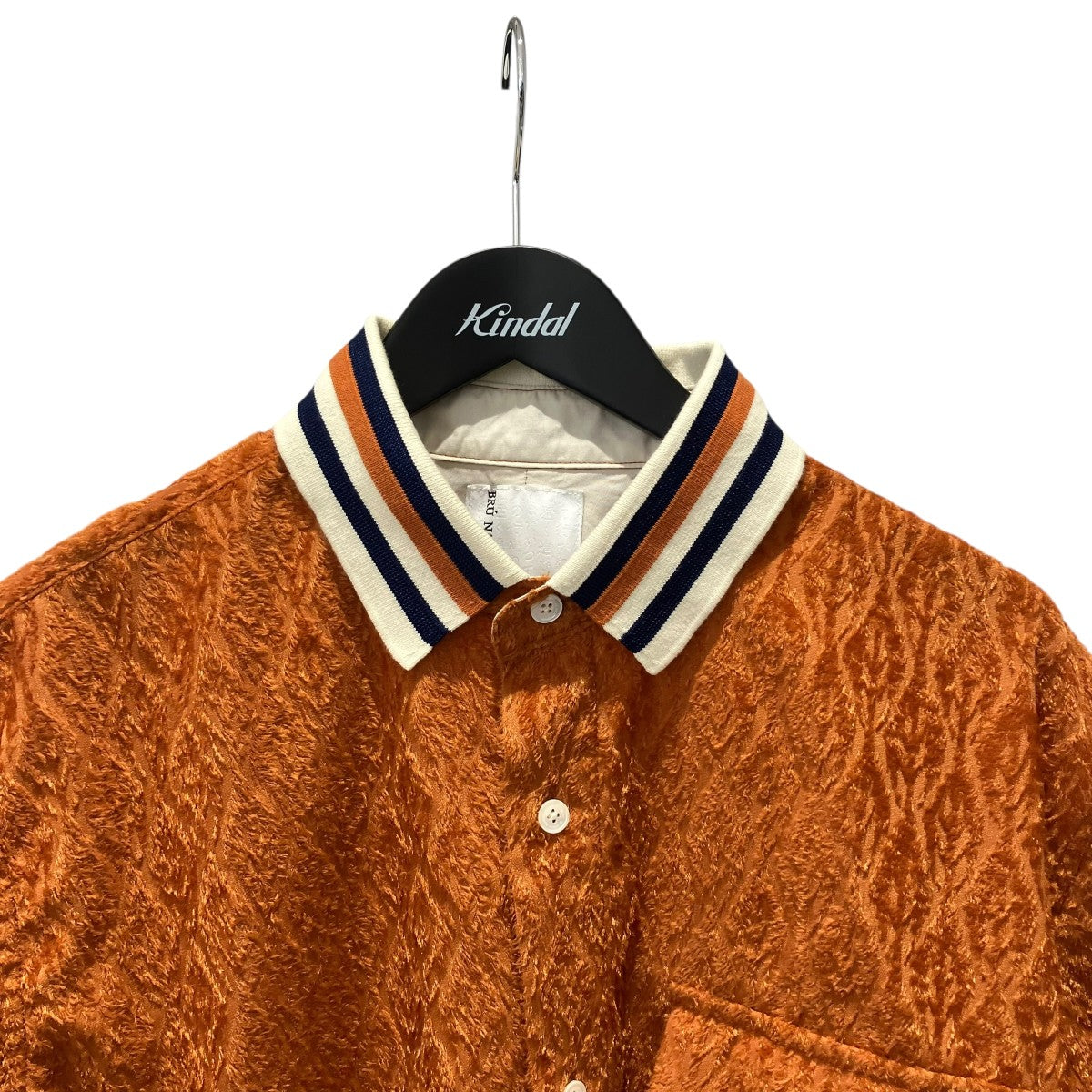 BRU NA BOINNE 24SSヘドリーポロ2号半袖シャツ4543 古着・中古-3枚目のアイテム画像