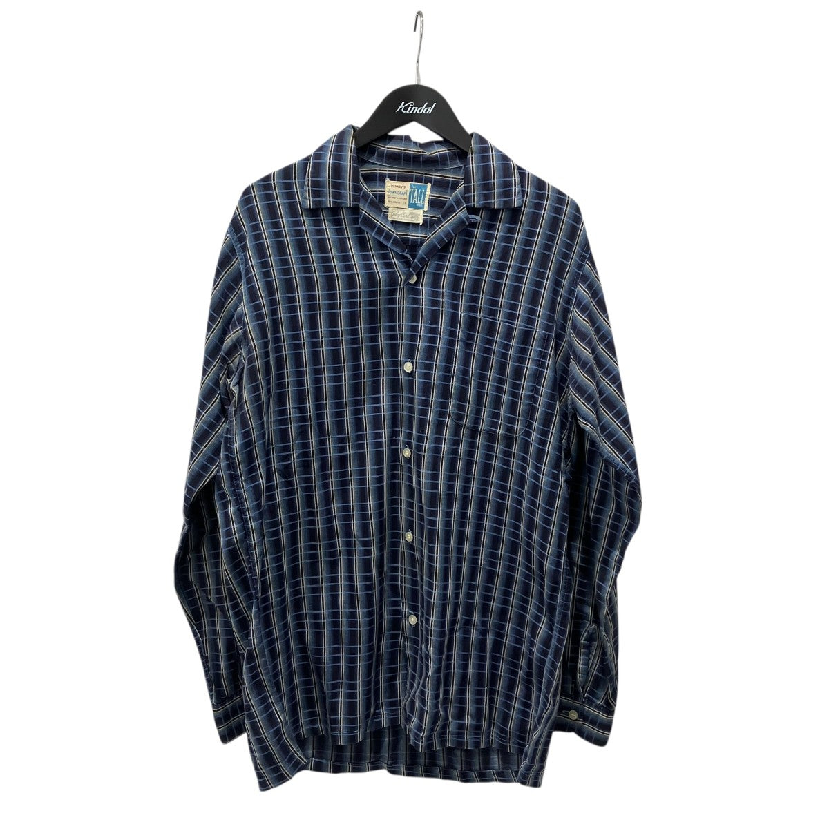 TOWN CRAFT 60sVINTAGE CHECK SHIRT 古着・中古-1枚目のアイテム画像