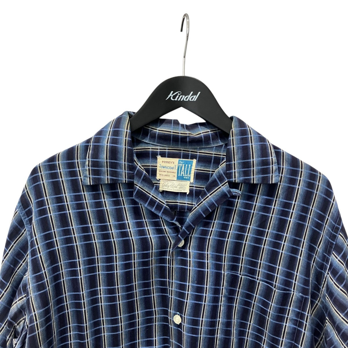 TOWN CRAFT 60sVINTAGE CHECK SHIRT 古着・中古-3枚目のアイテム画像