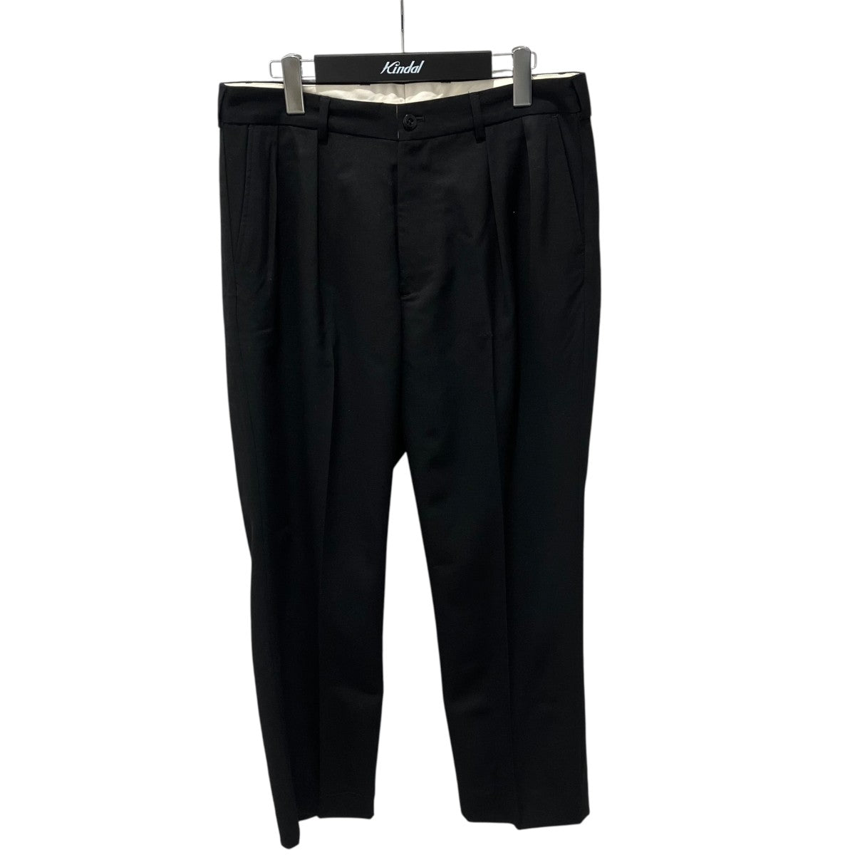 anytee classics Officer Pants Black Gabardineスラックス352-16201-202412 古着・中古-1枚目のアイテム画像