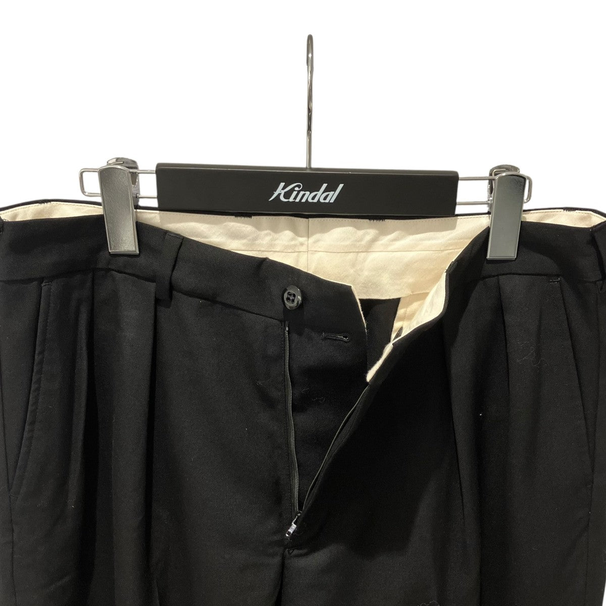 anytee classics Officer Pants Black Gabardineスラックス352-16201-202412 古着・中古-3枚目のアイテム画像