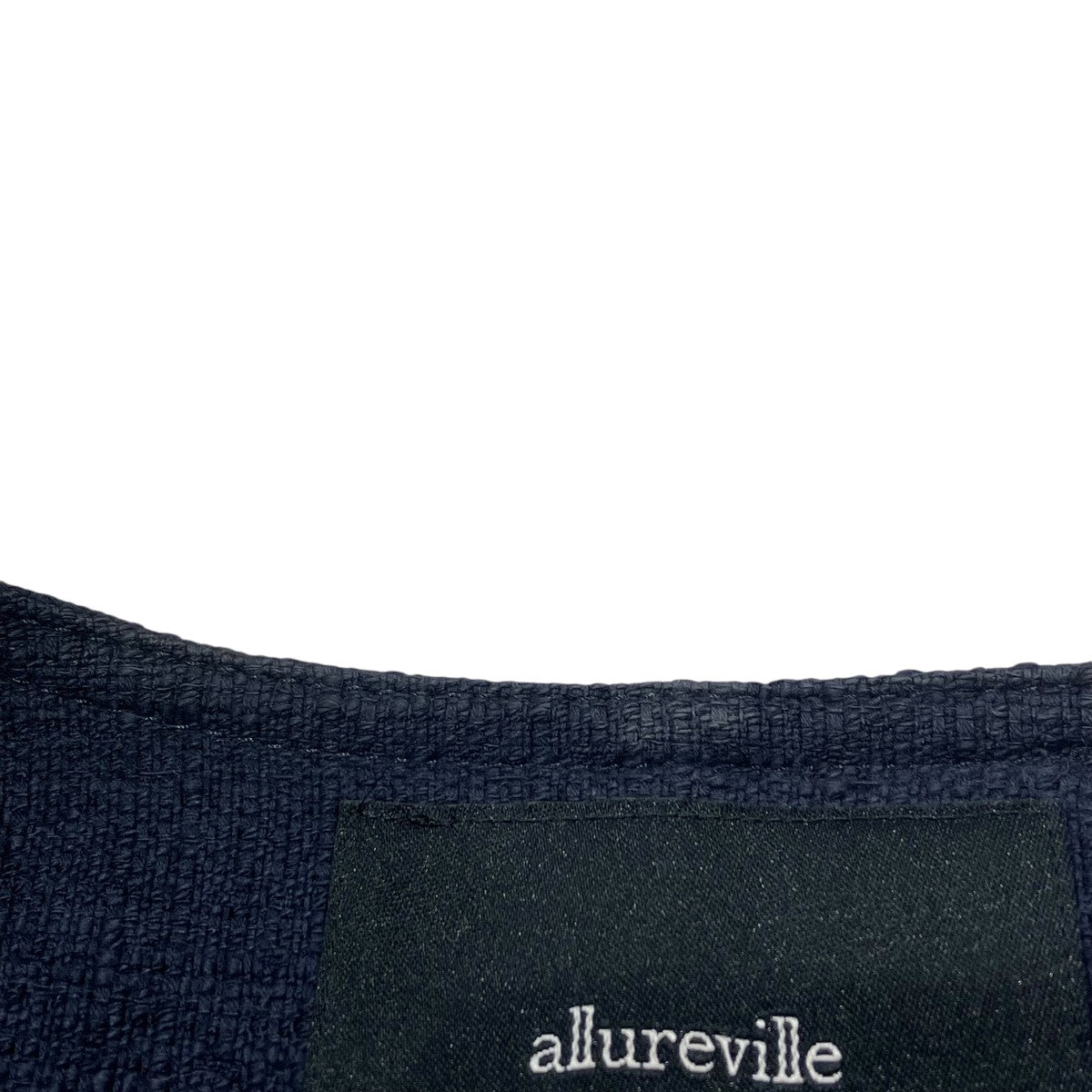 allureville 1010-28-68-020ノーカラージャケット 古着・中古-7枚目のアイテム画像