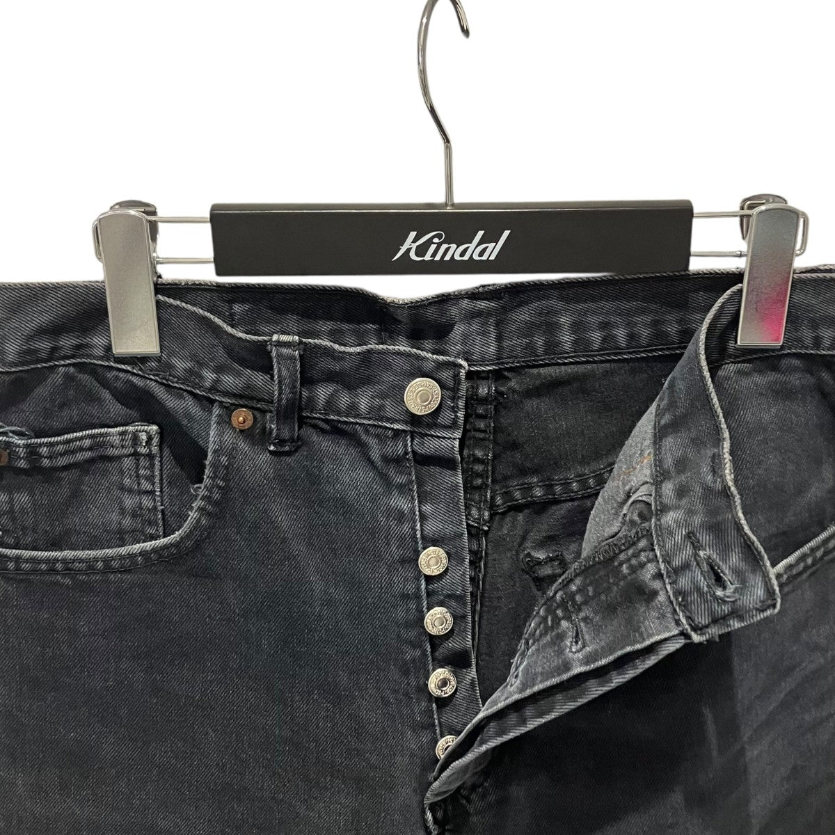 LEVI’S 後染め USA製 ボタン裏524デニムパンツ501 古着・中古-3枚目のアイテム画像