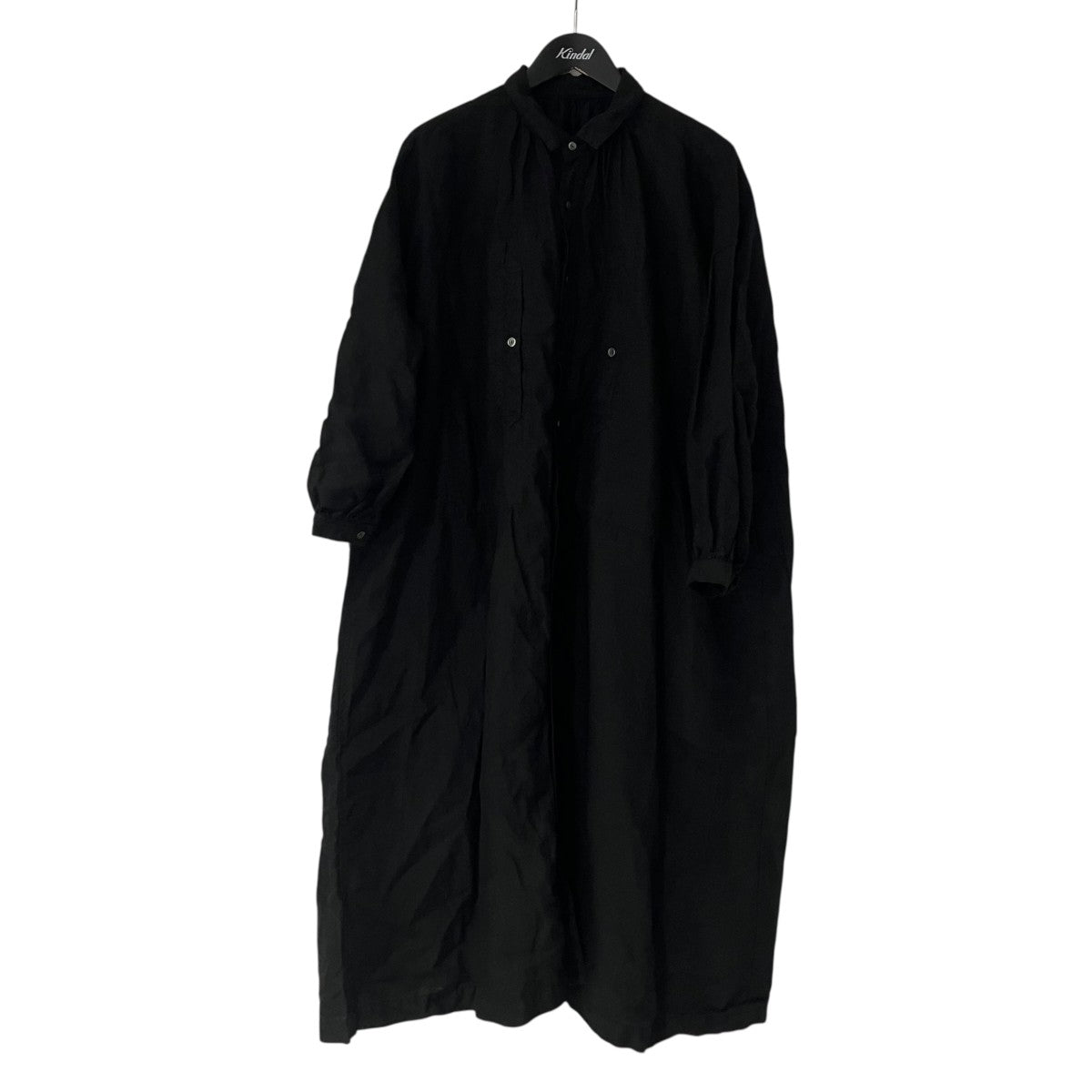 nest Robe リトアニアリネン スモックワンピースシャツワンピース01214-1167 古着・中古-1枚目のアイテム画像